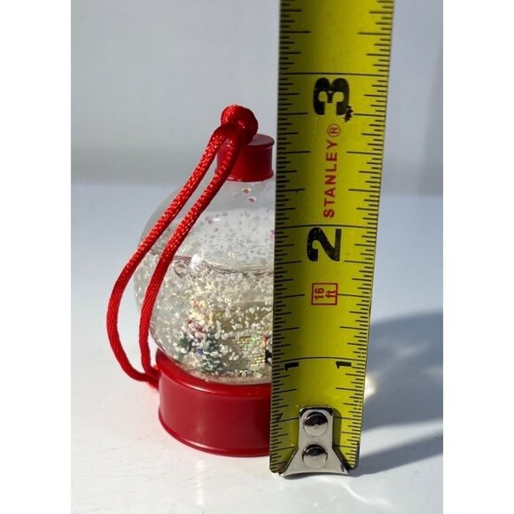 Tim Hortons Mini Snow Globe Ornament With Red Base 2015 - Picture 5 of 5